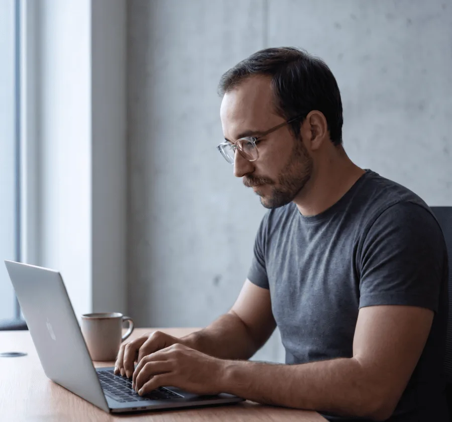 Maikel Szymanski bei der Arbeit